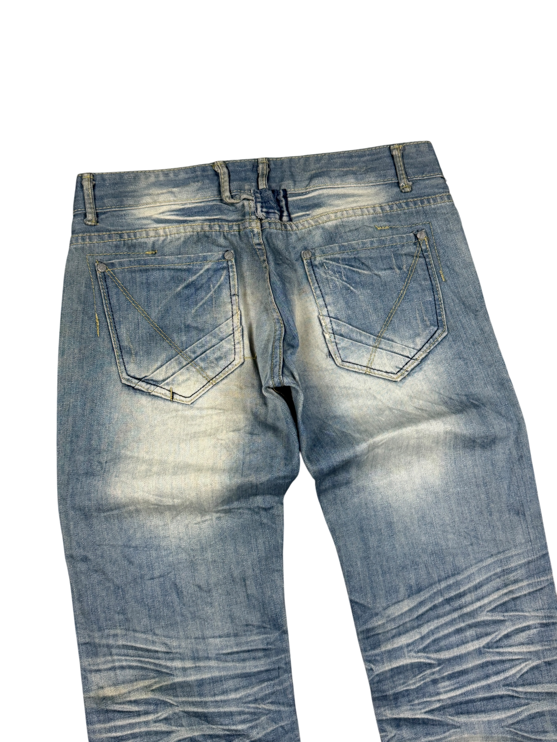 Crazy washed Slim Jeans (XS-S)