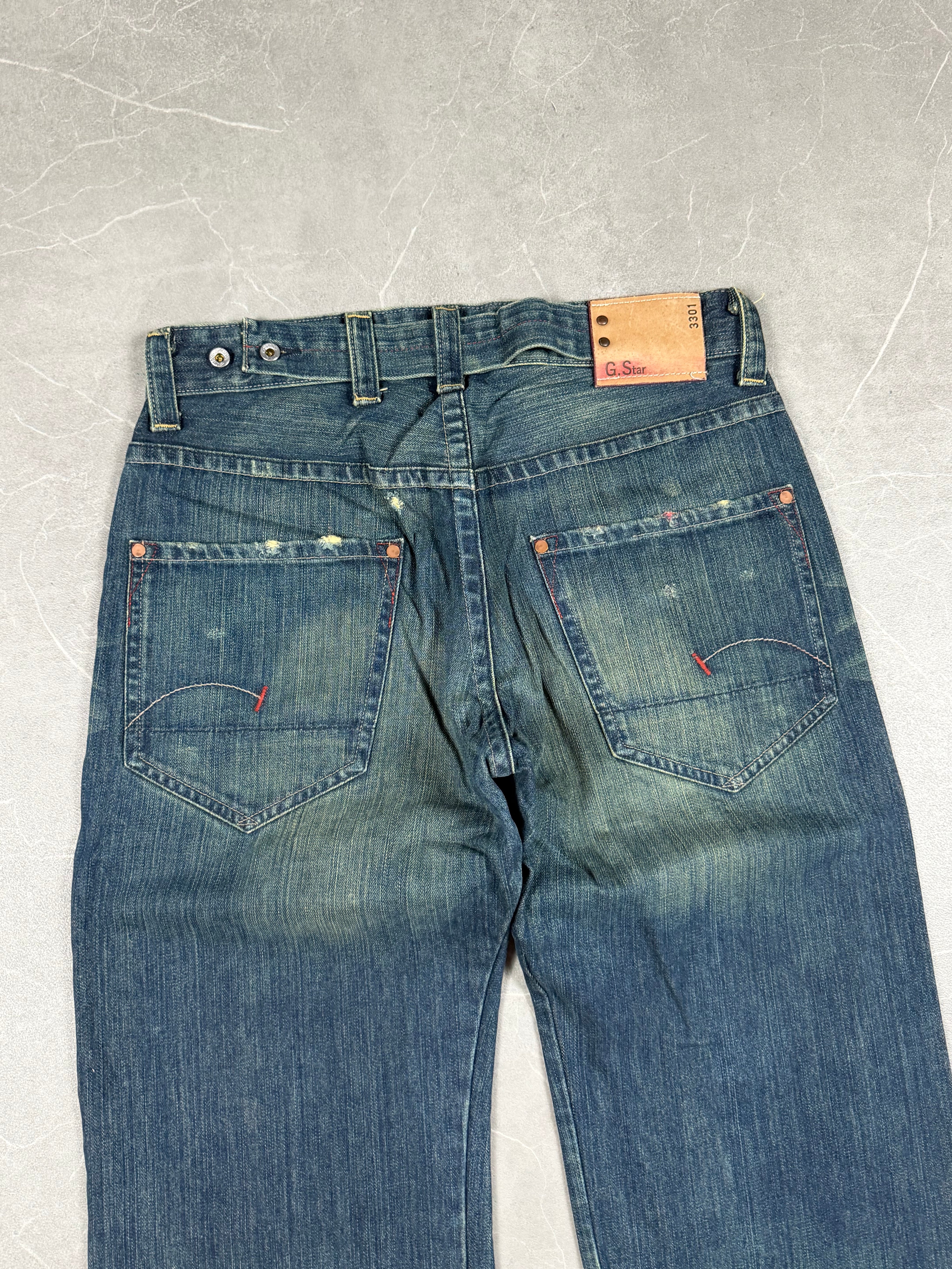 Vintage Gstar special Big Logo Bootcut Jeans (L)