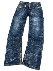 Ultra washed doublewaist Straightfit Jeans (M)