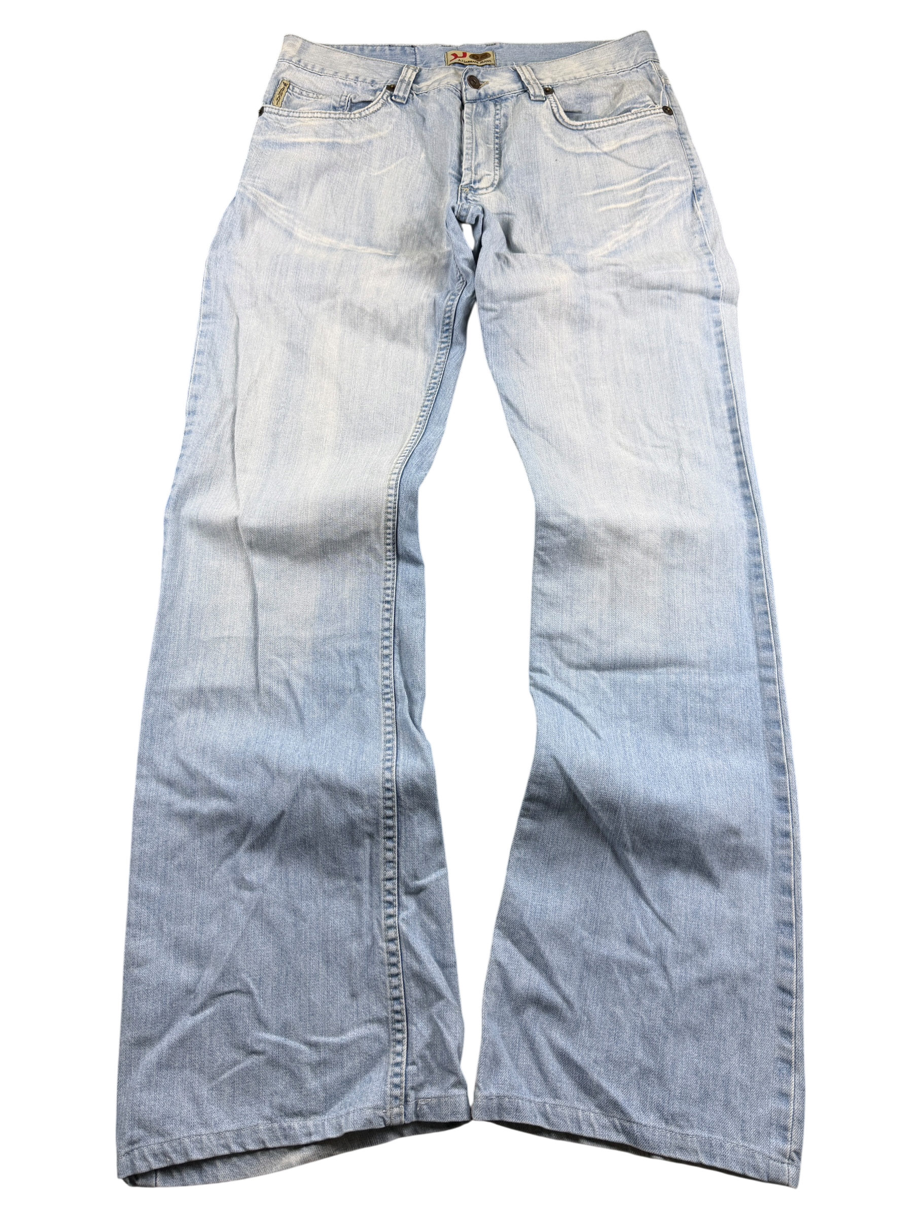 Armani vintage Big Logo Bootcut Jeans (M-L)