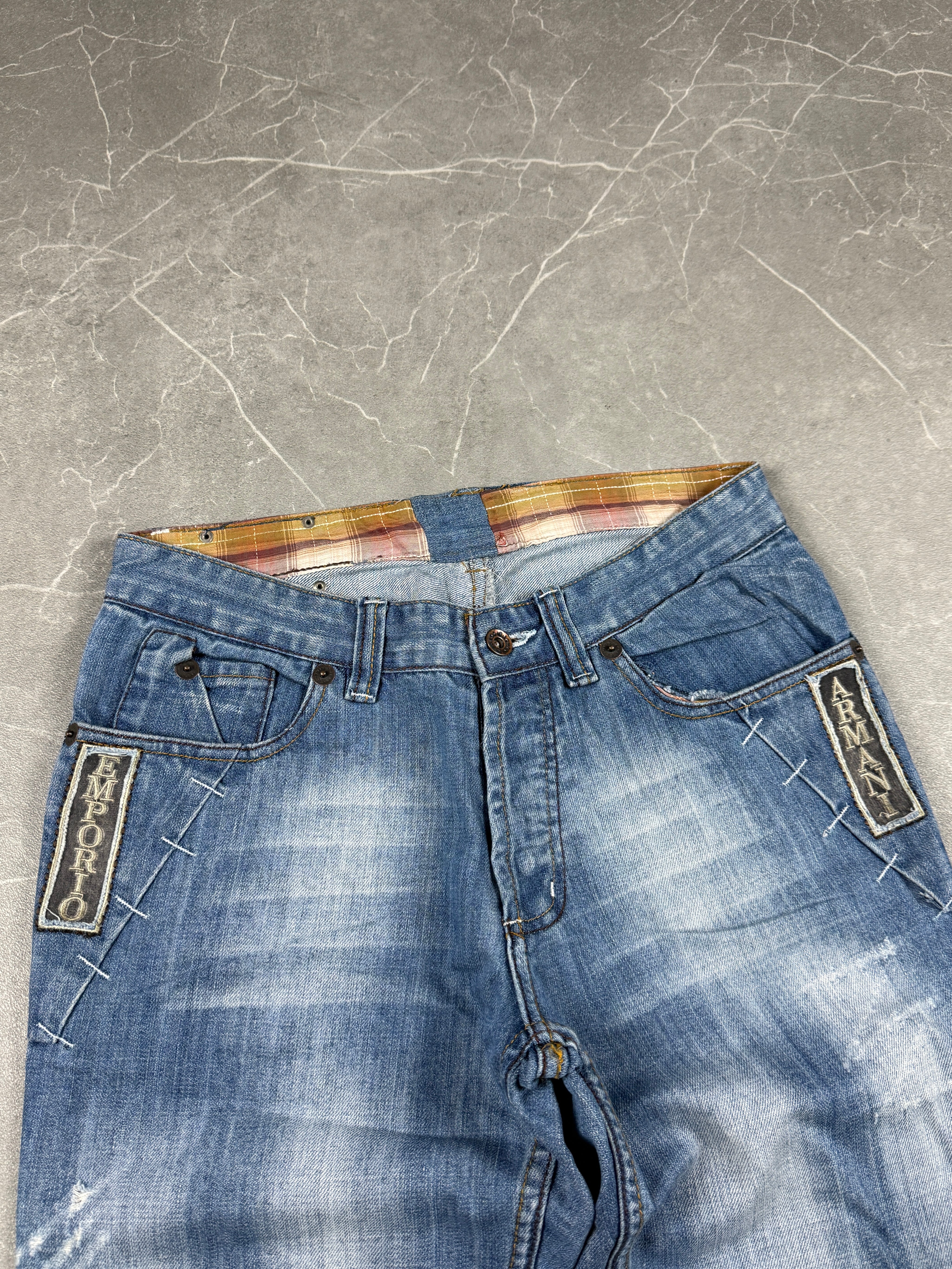 Armani Big Logo Jeans (XS)