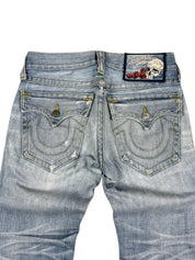 True Religion washed Bootcut Jeans (S)