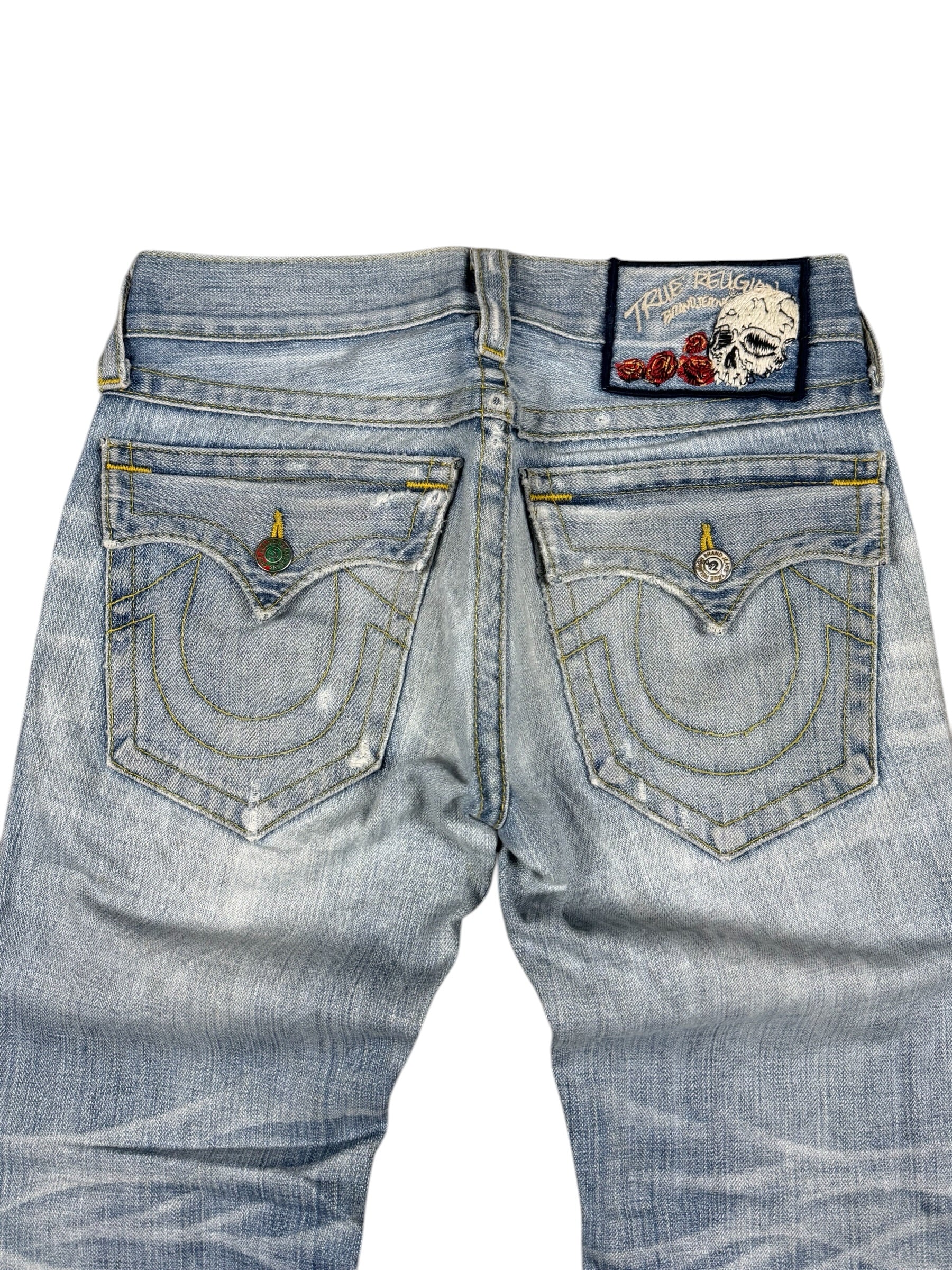 True Religion washed Bootcut Jeans (S)