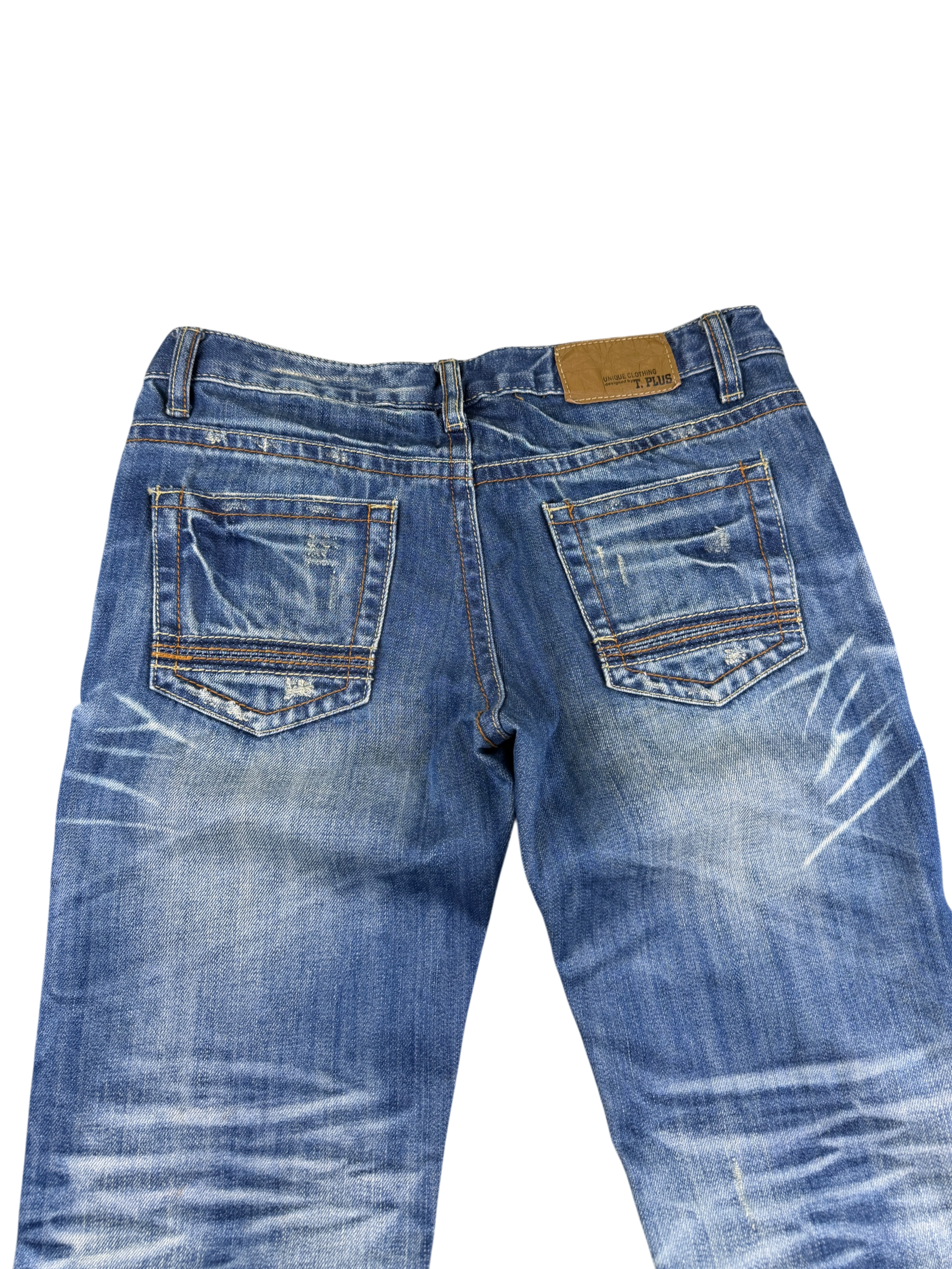Ultra washed Straight Jeans (XS)