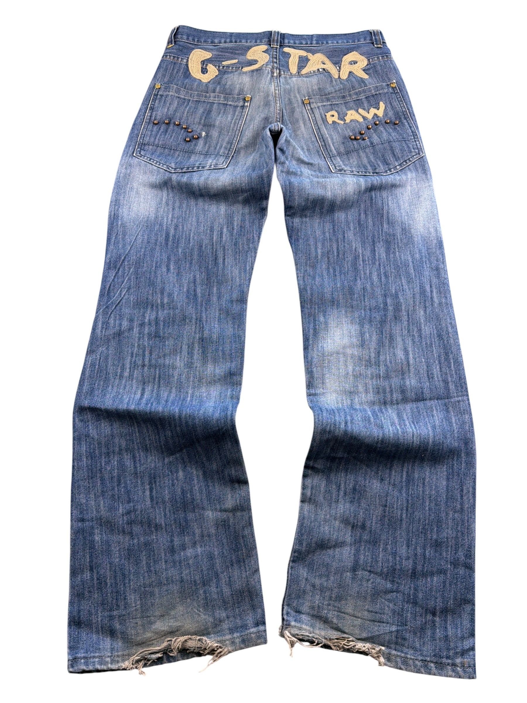 Gstar vintage Big Logo Bootcut Jeans (S-M)