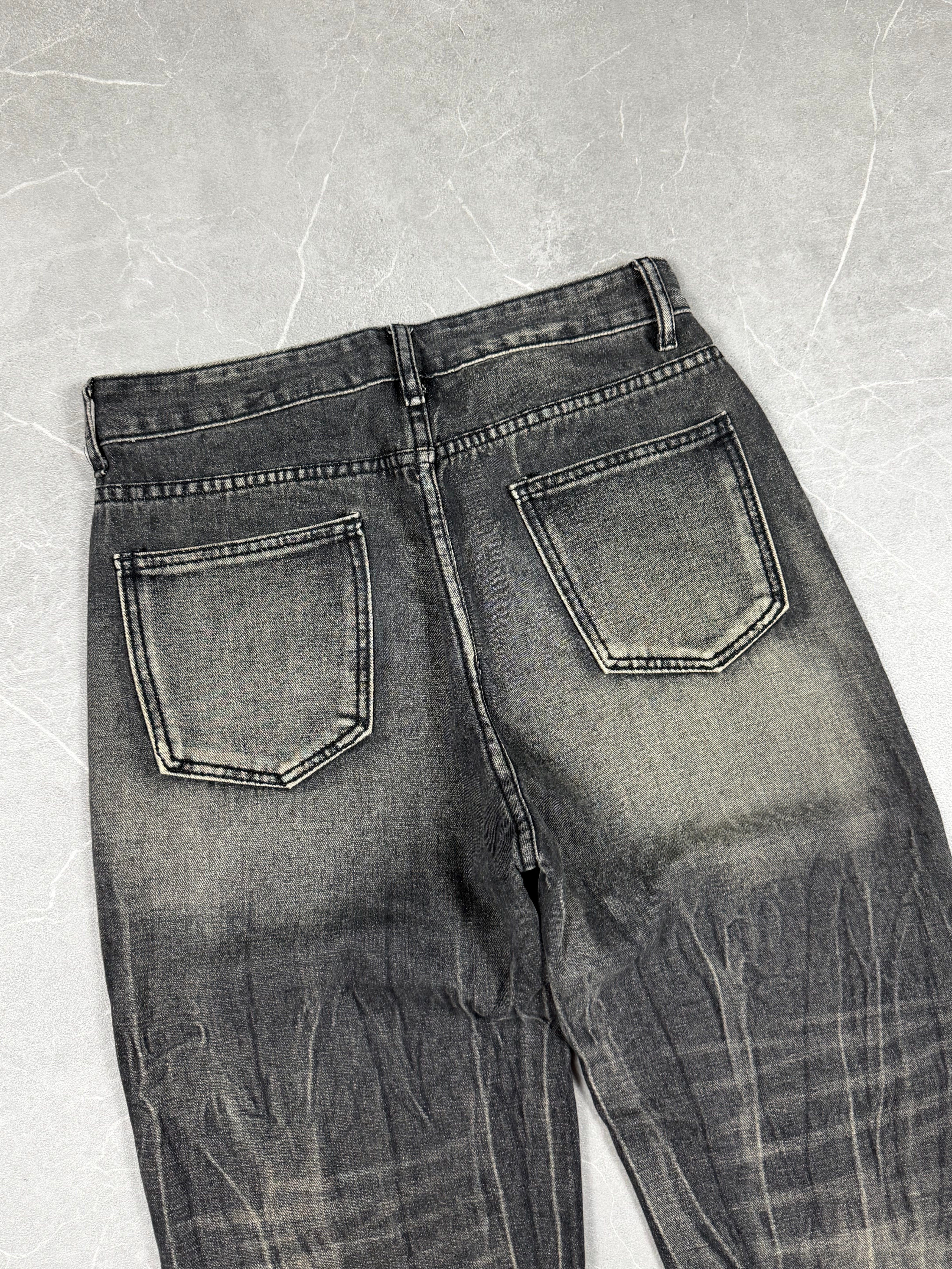 Vintage Washed Bootcut Jeans (S)