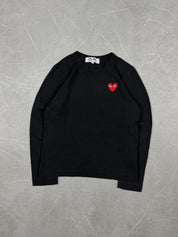 Comme des Garçons Play Small Red Heart Sweater (XXS)