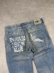 Armani Big Logo Bootcut Jeans (S)