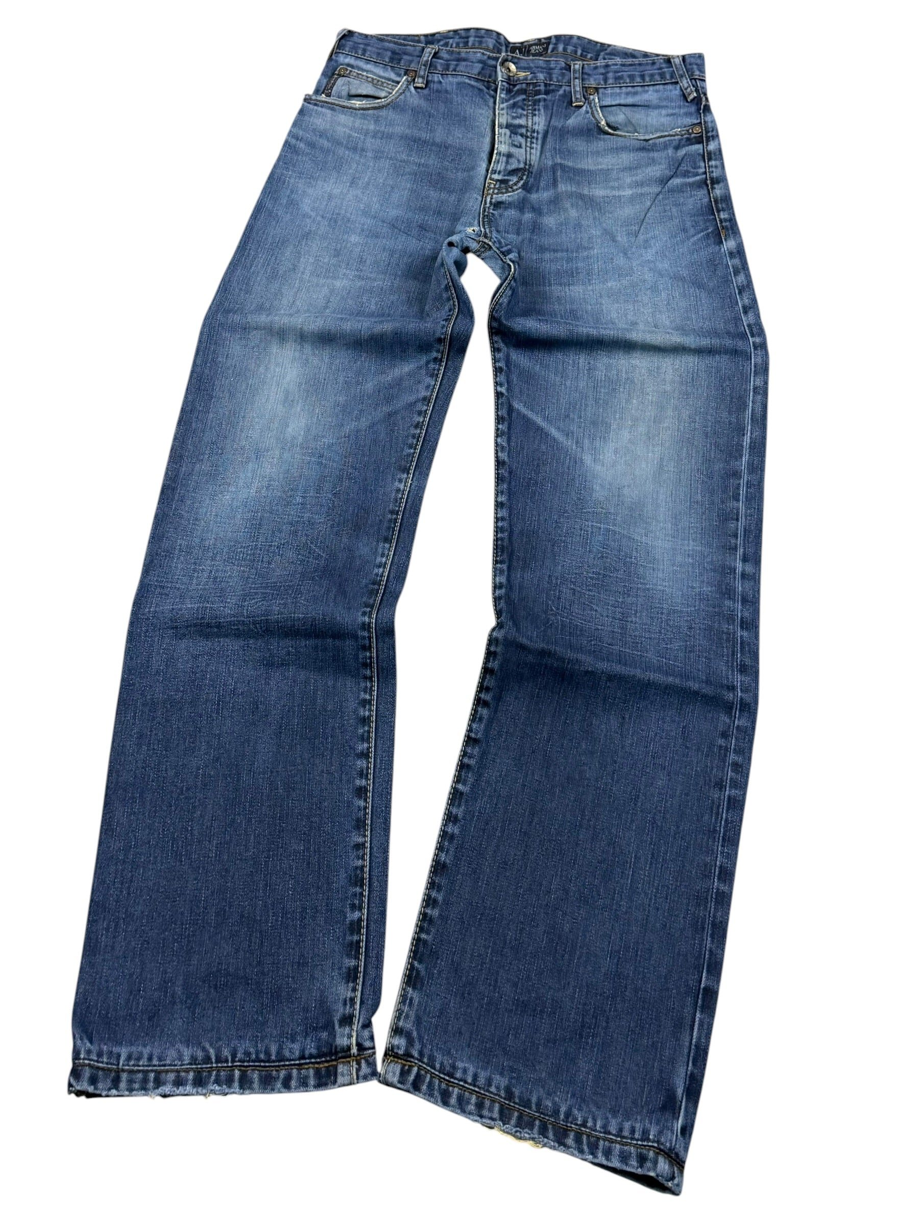 Armani Straight-Fit Jeans (S)