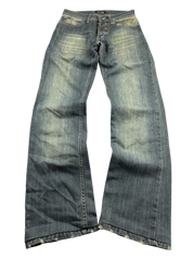 Armani vintage Big Logo Bootcut Jeans (XS)
