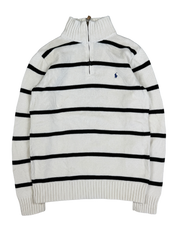 Ralph Lauren striped Quarter Zip (S)