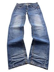Crazy washed Straight Jeans (S)