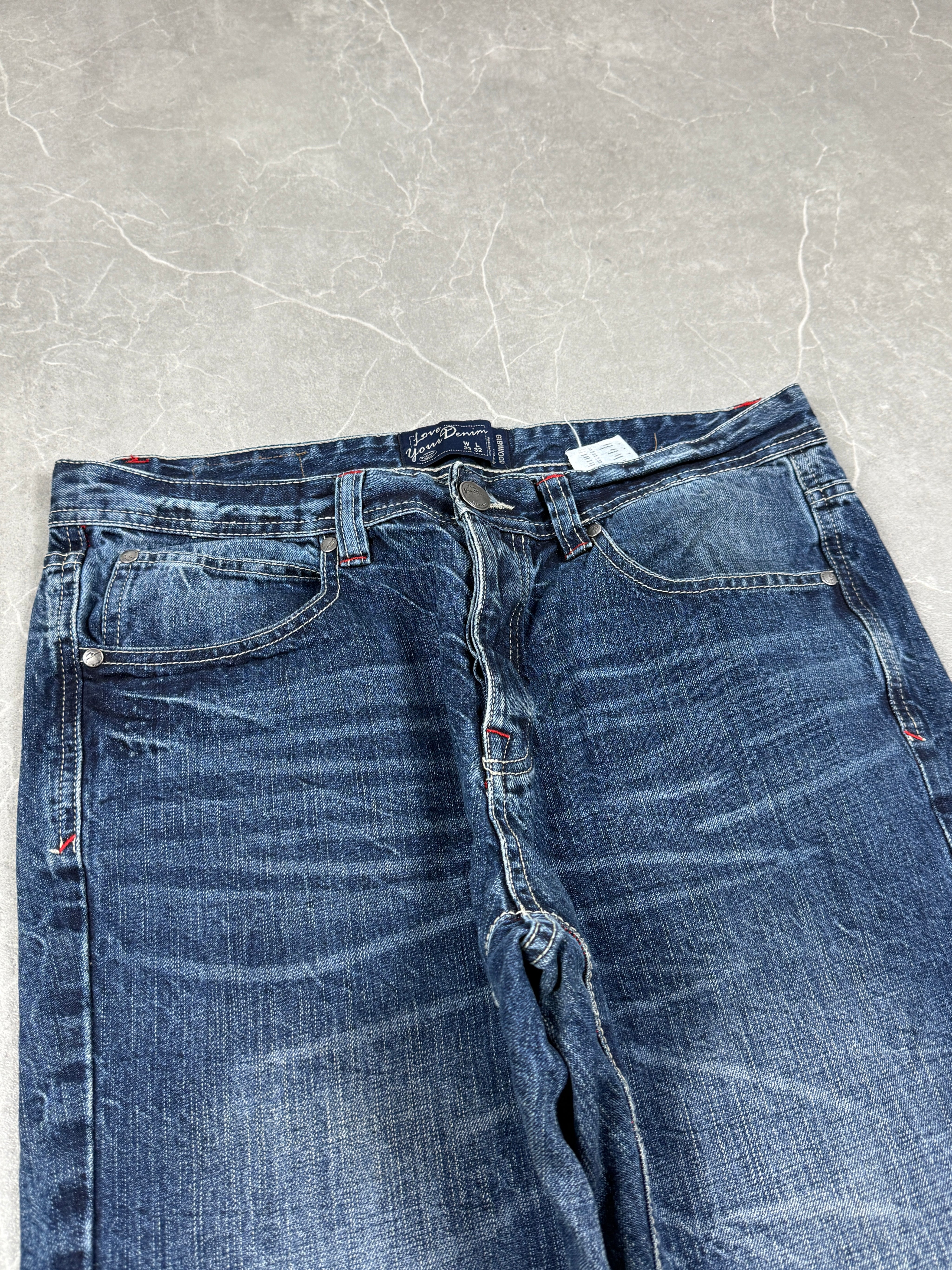 Vintage washed jeans