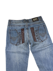 Armani vintage Big Logo Straight Jeans (S)