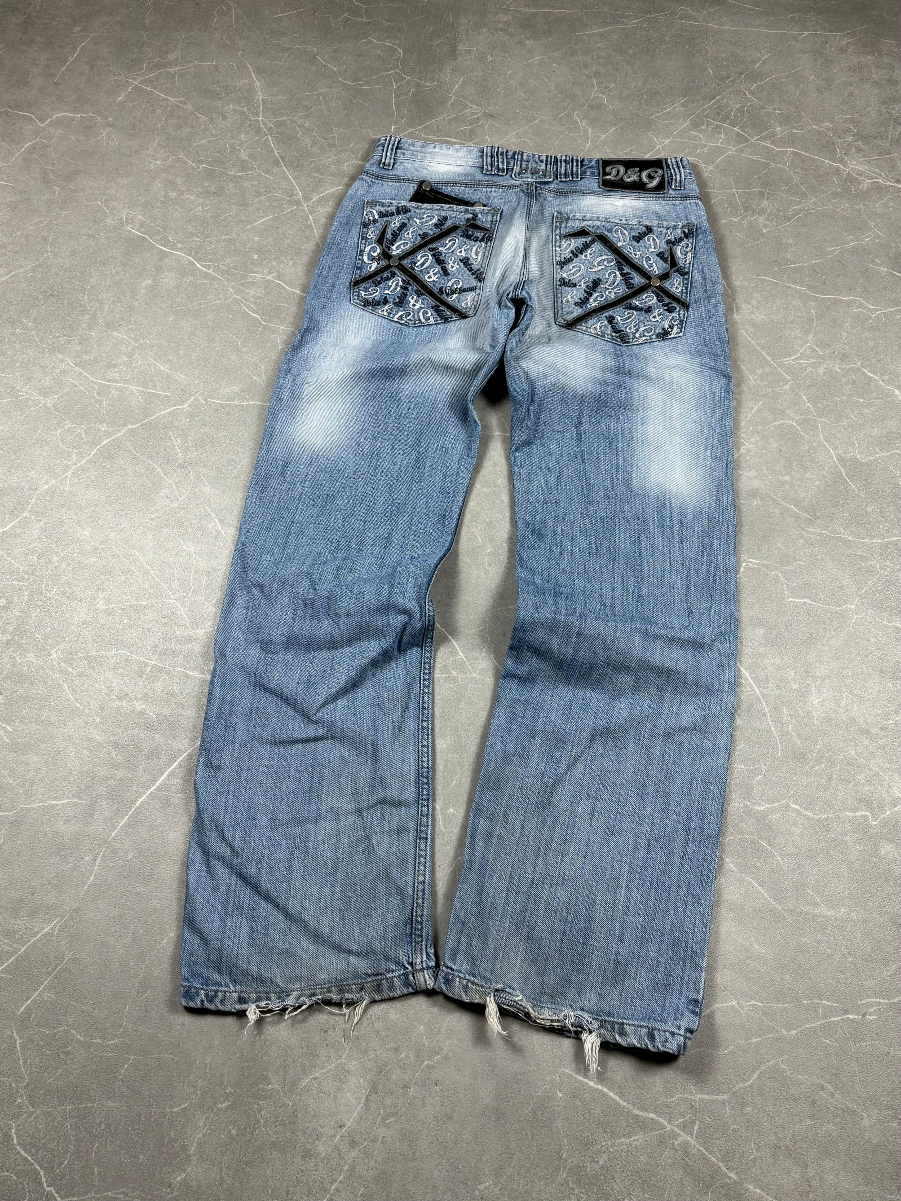 Dolce Gabbana Big Logo Jeans (M)