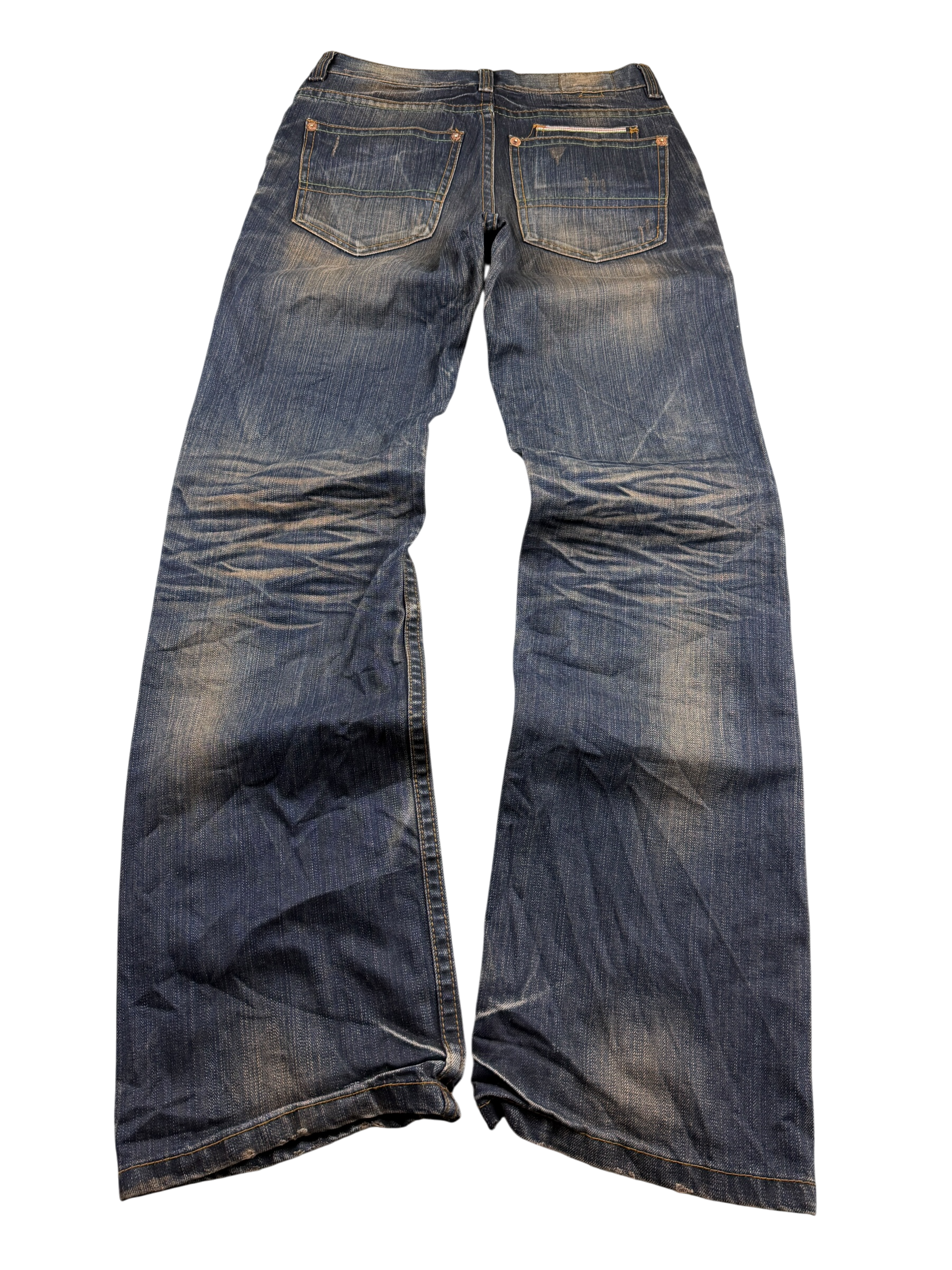 Crazy washed Bootcut Jeans (S)
