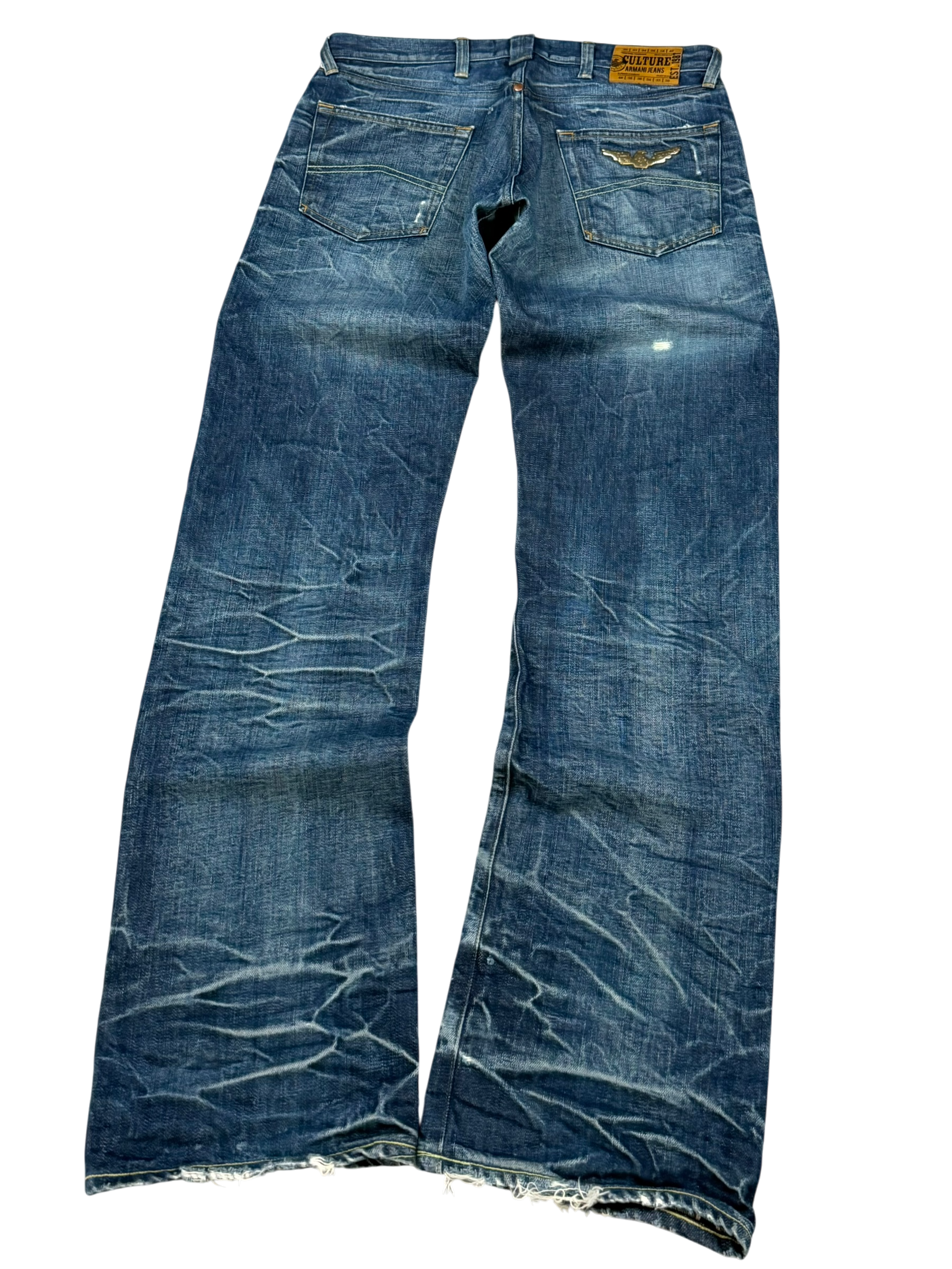 Armani Ultra washed Bootcut Jeans (M-L)