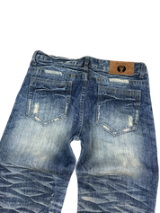 Washed Straight Fit Jeans (S)