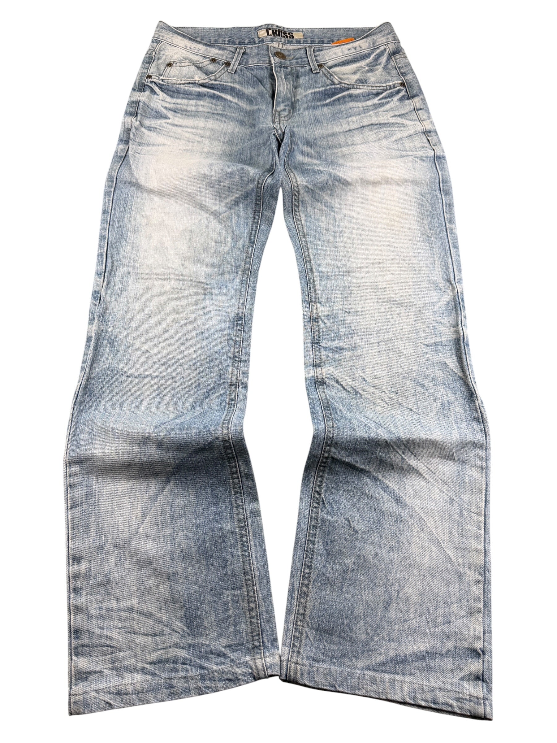Crazy washed Bootcut Jeans (S)