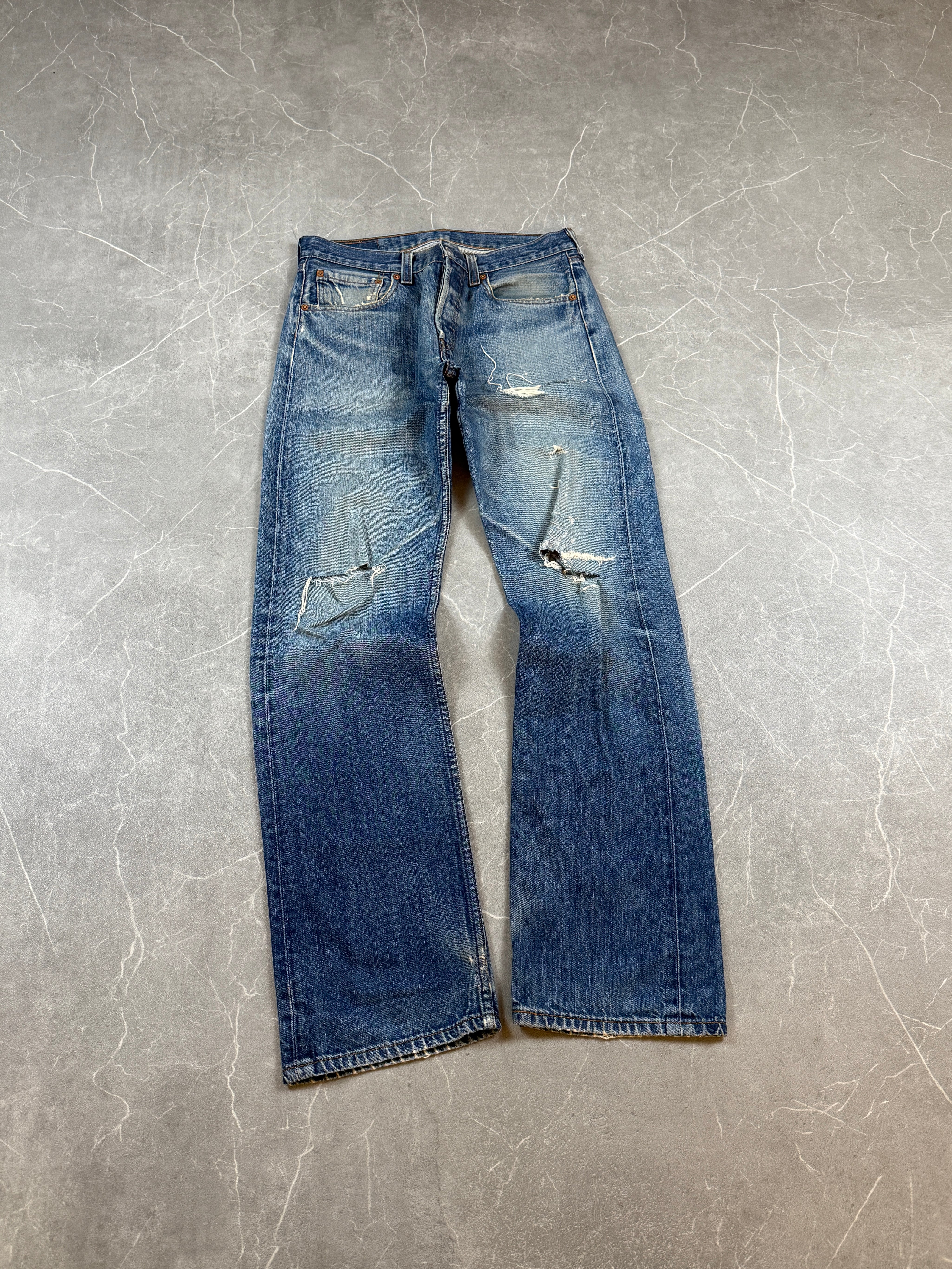 Levis 501 Washed Jeans (M)