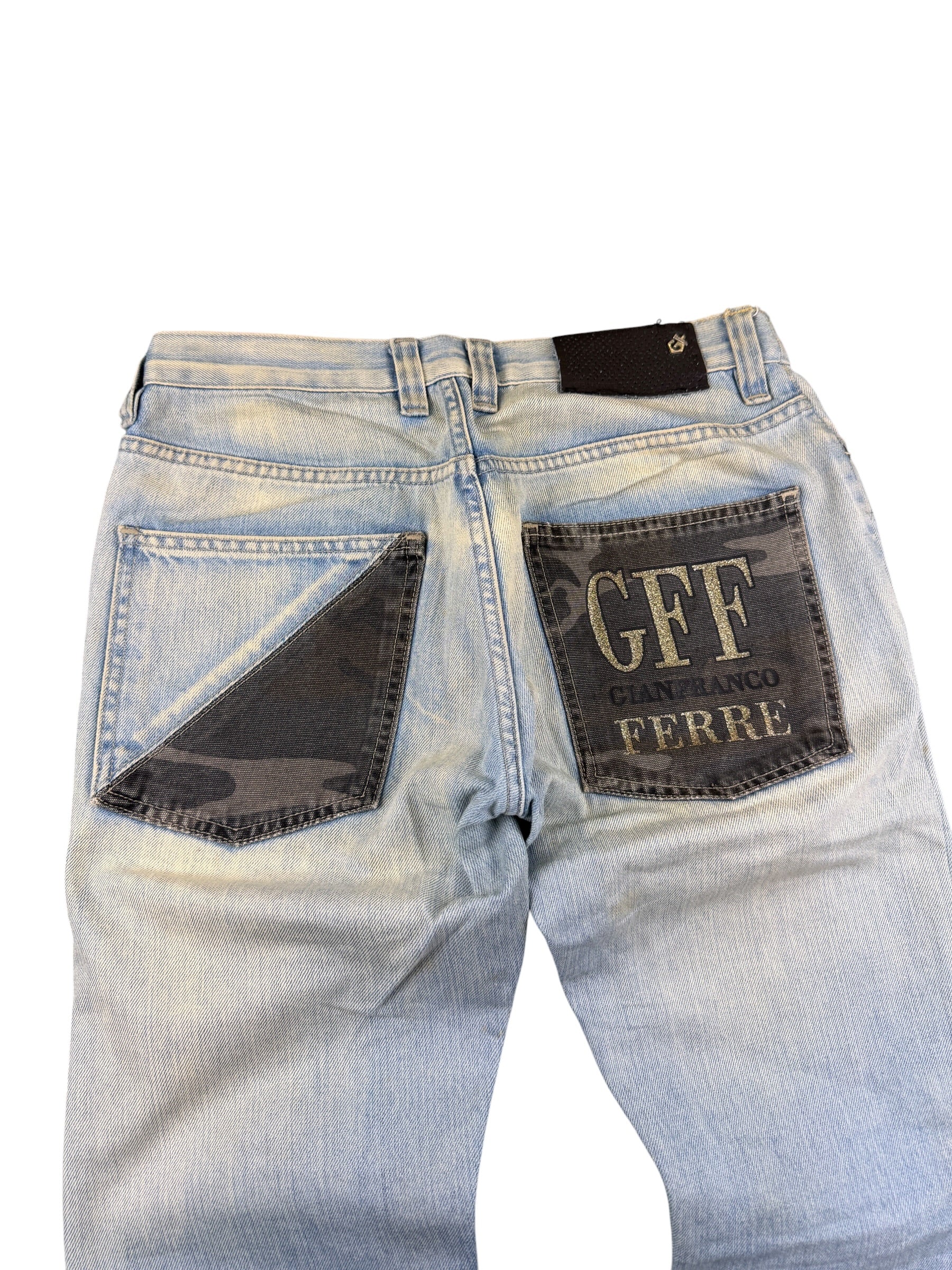 Ferre vintage Big Logo Straight Jeans (XS)