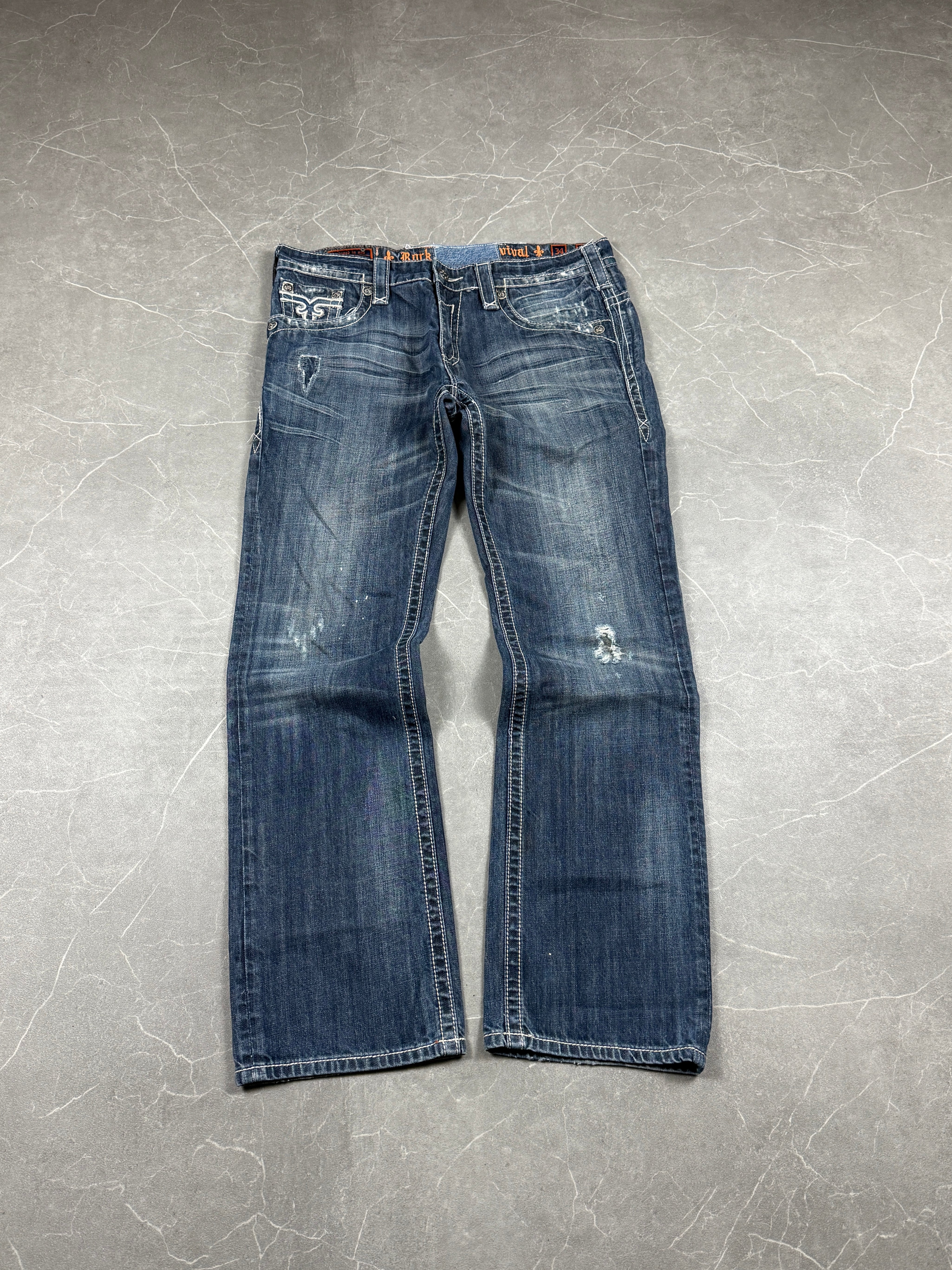 Rock Revival washed Jeans (L)
