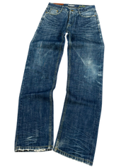 Crazy Washed Slim/Straight Jeans (XS-S)
