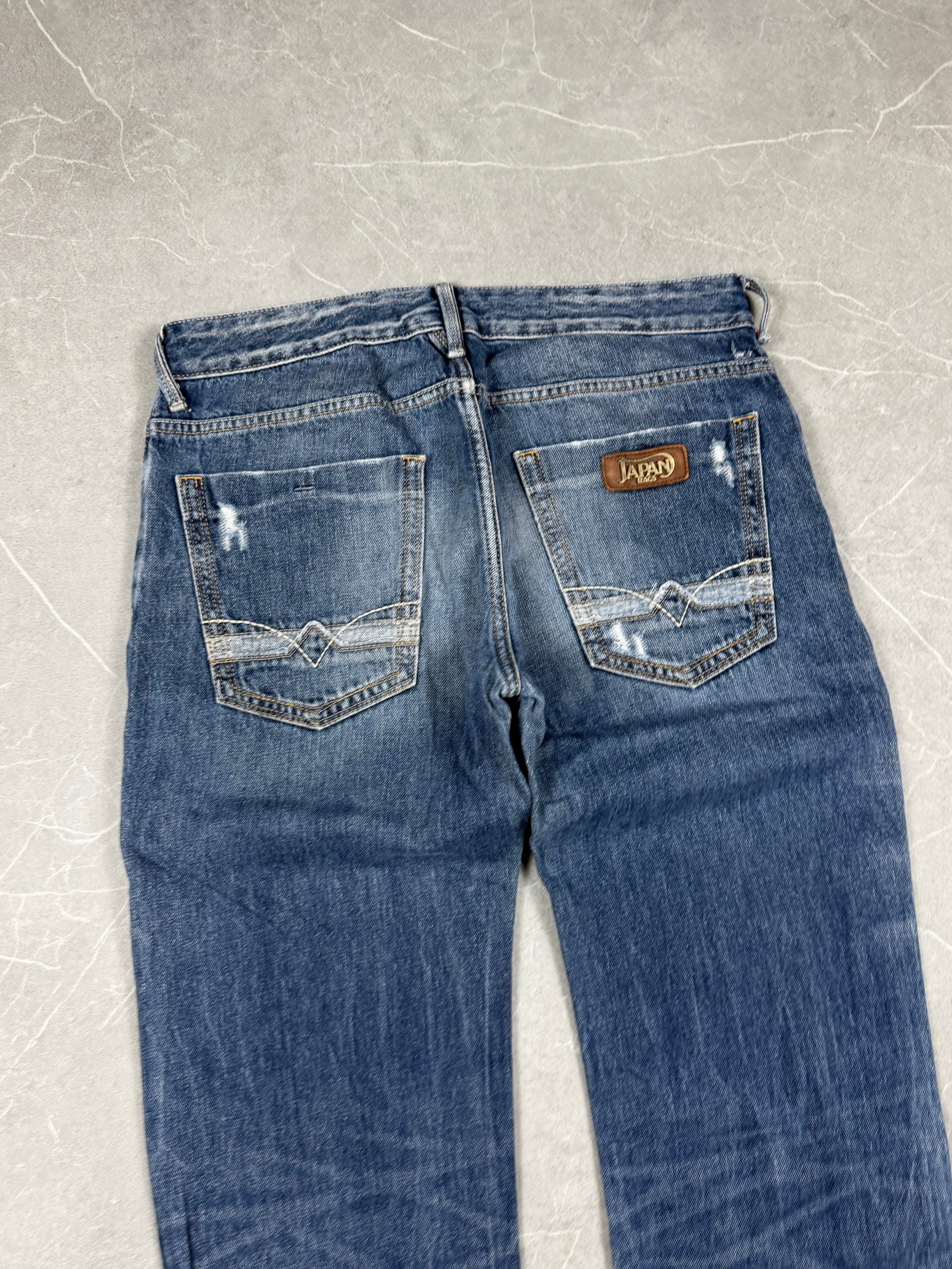 Vintage Japan Rags Straight Jeans (M)
