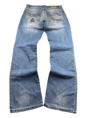 Dolce Gabbana vintage Big Logo Bootcut Jeans (L)
