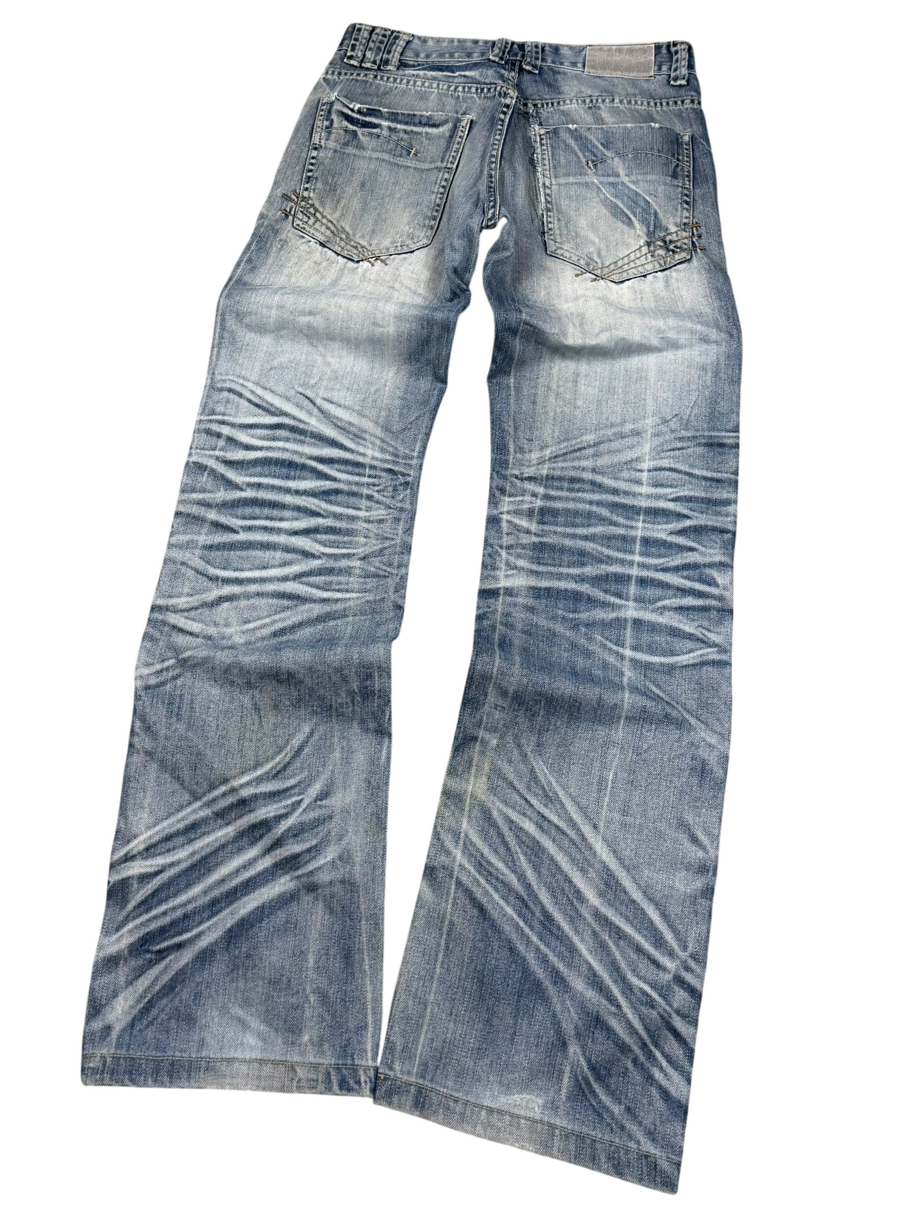 Ultra Washed Bootcut Jeans (XS-S)