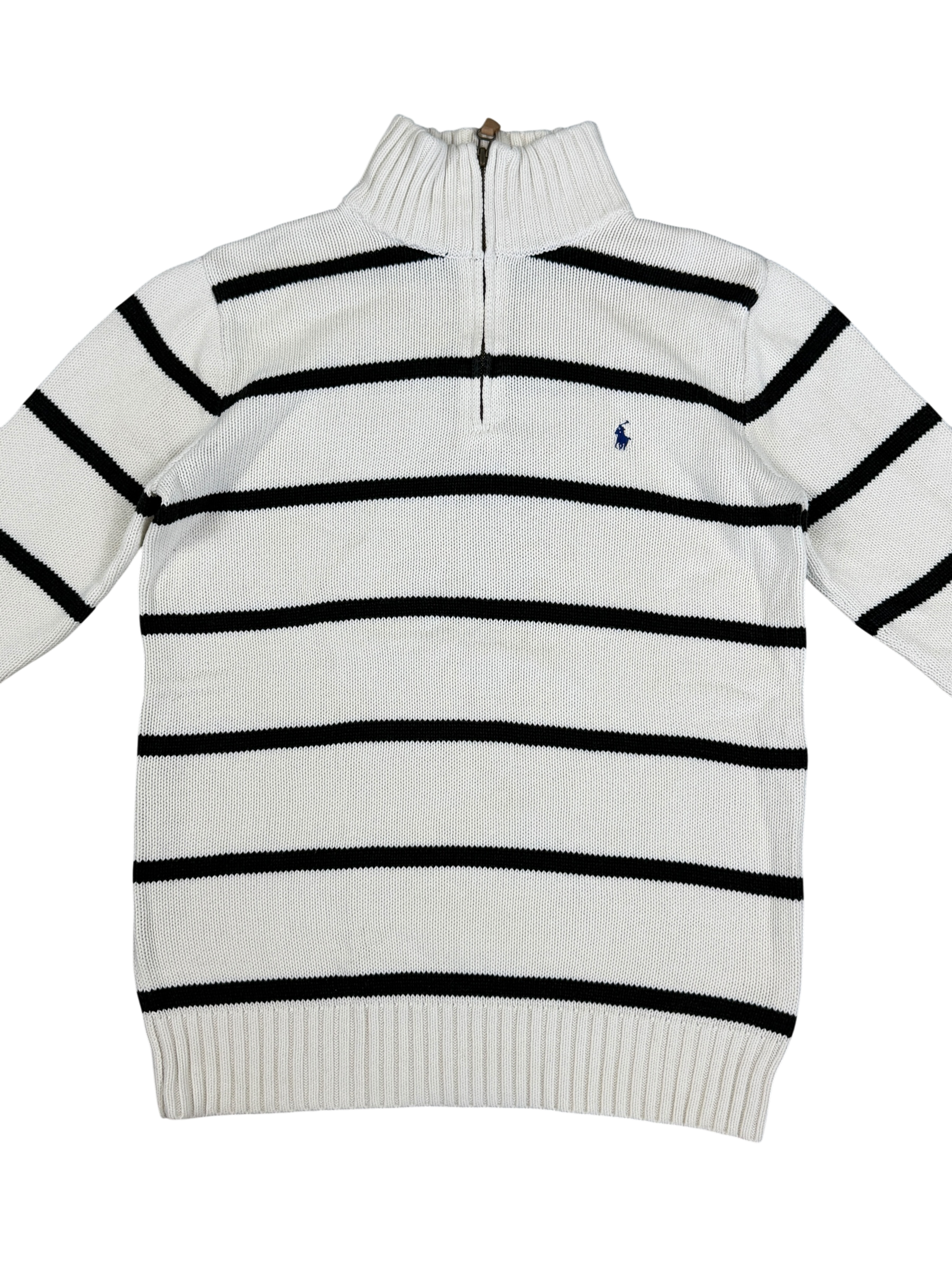 Ralph Lauren striped Quarter Zip (S)