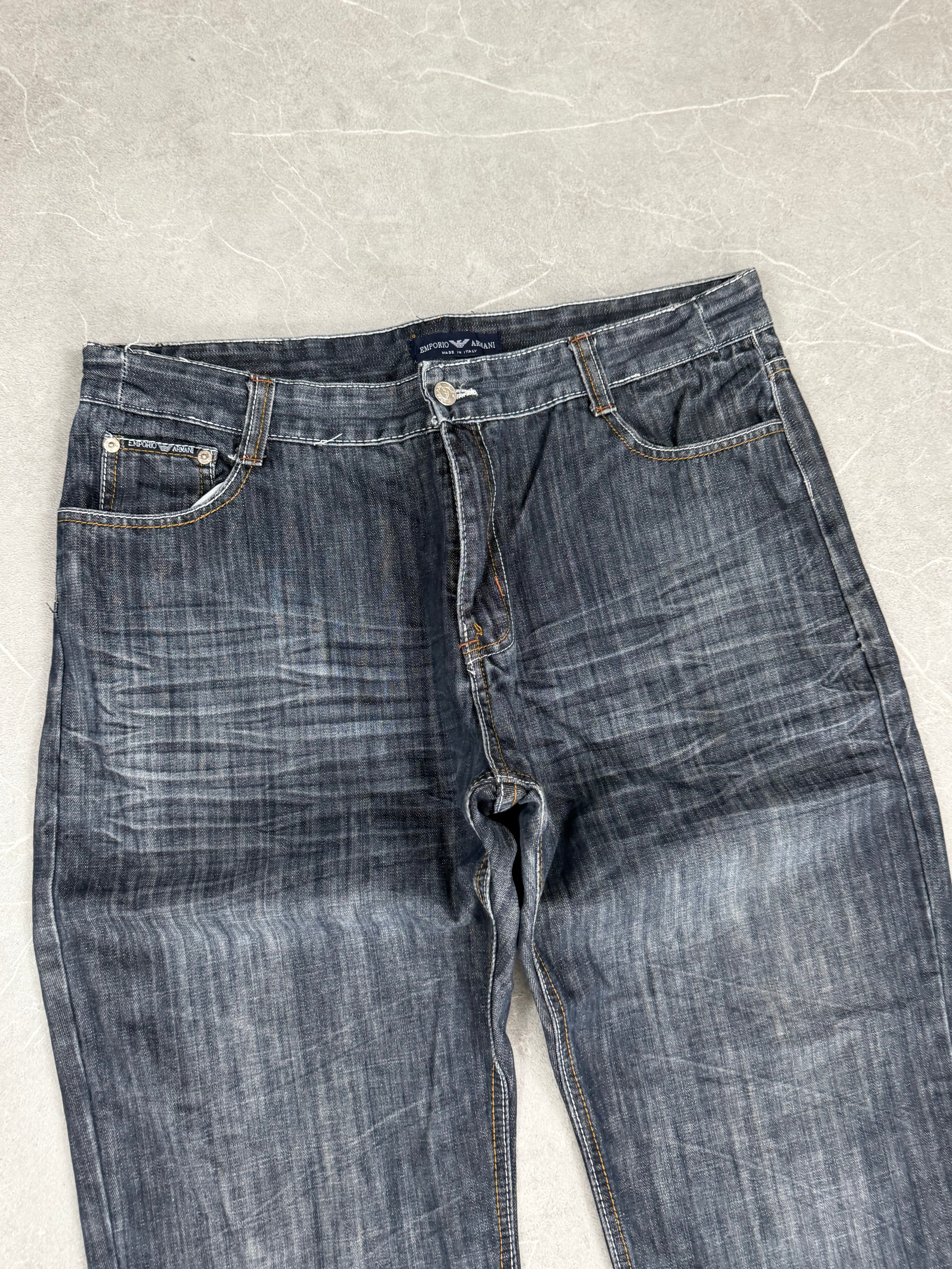 Armani washed/Big Logo Jeans (S-M)