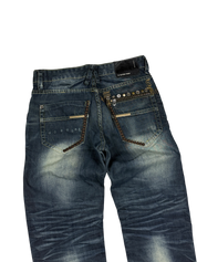 Washed straight Jeans (XS)