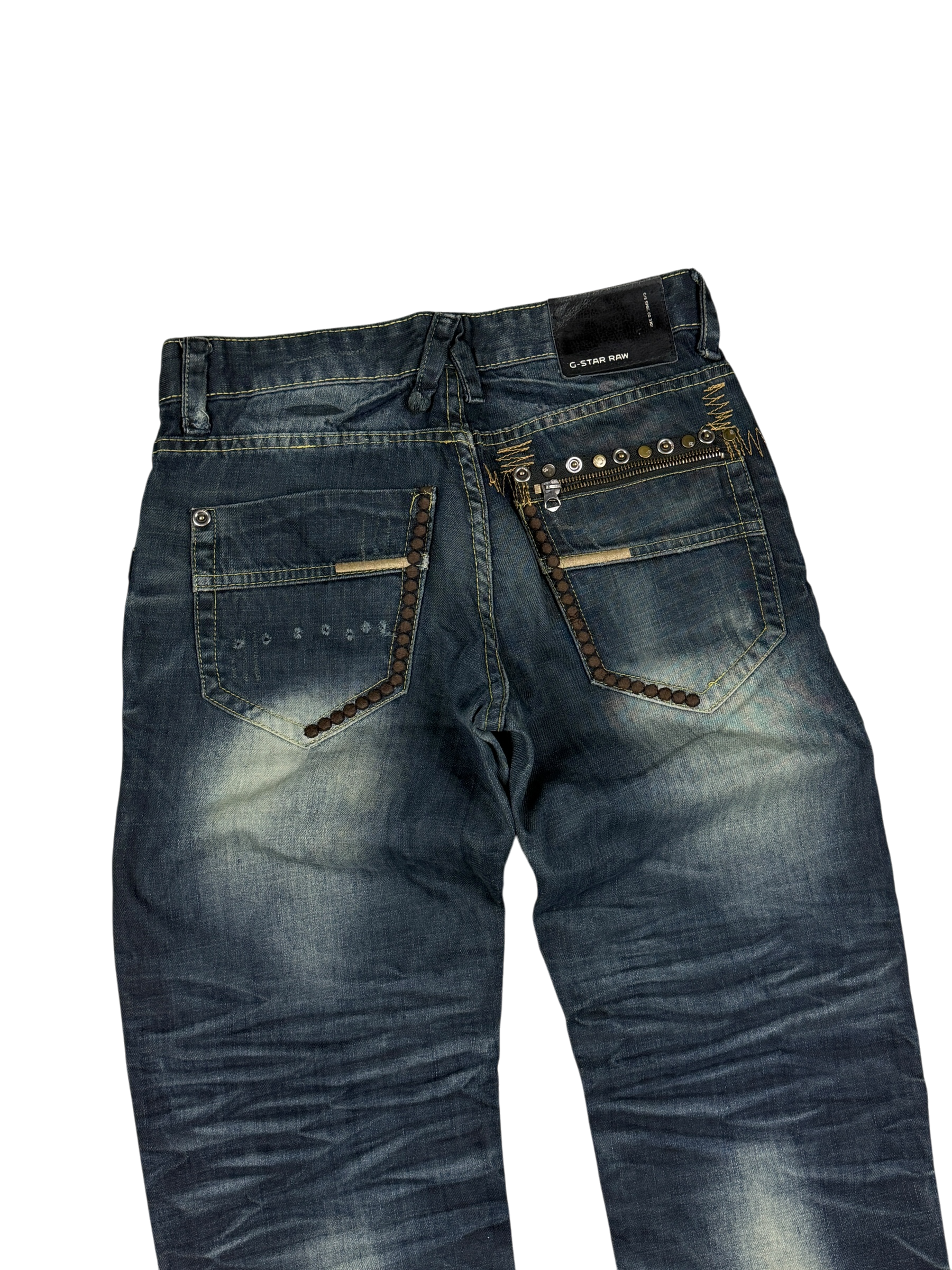 Washed straight Jeans (XS)
