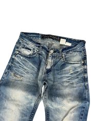 Crazy washed Straight Jeans (S)