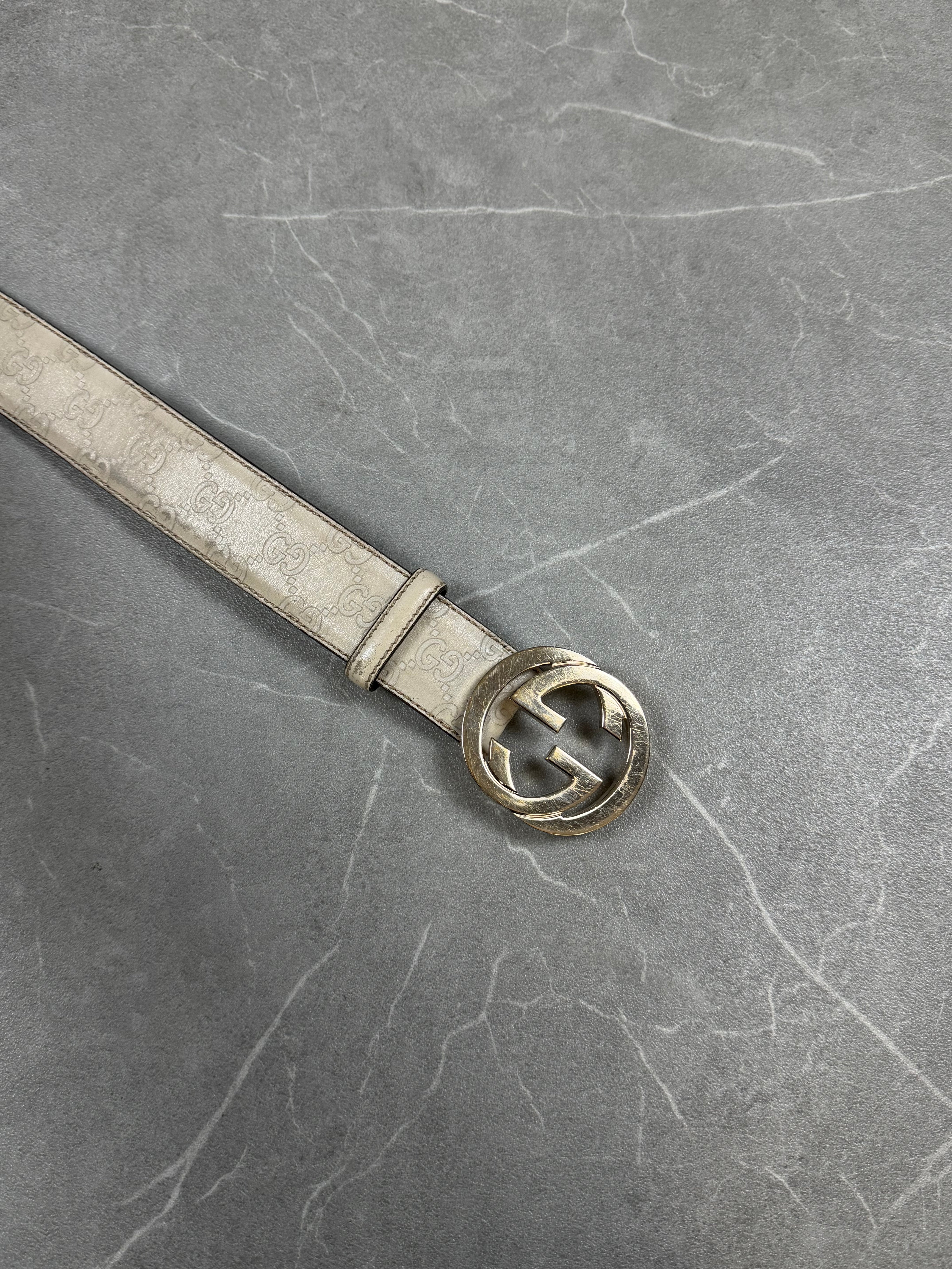 Gucci GG Monogram Belt (90cm)