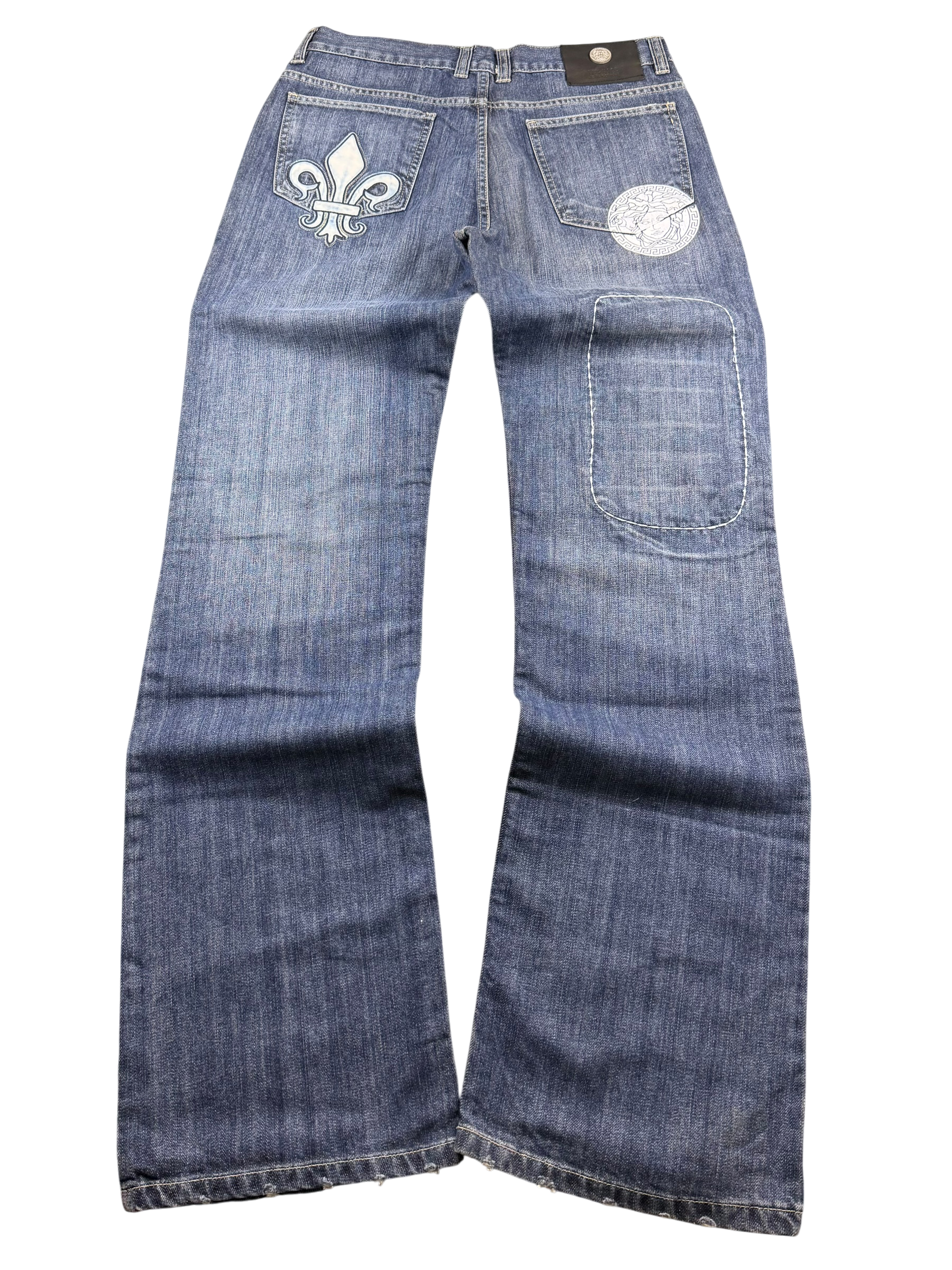 Versace Big Logo Bootcut Jeans *Rare* (M)