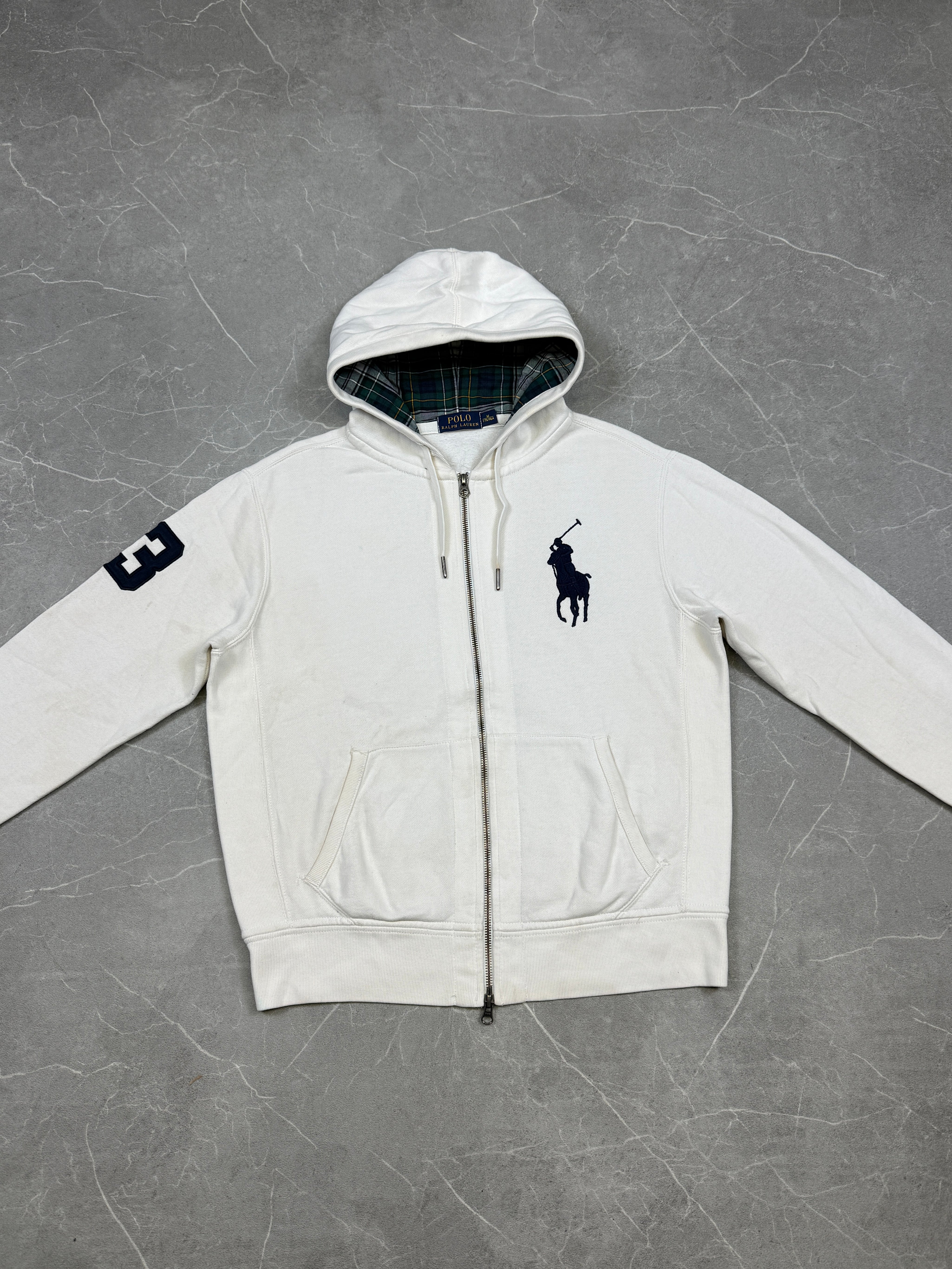 Ralph Lauren Big Pony Checked Hood Zipper (S)