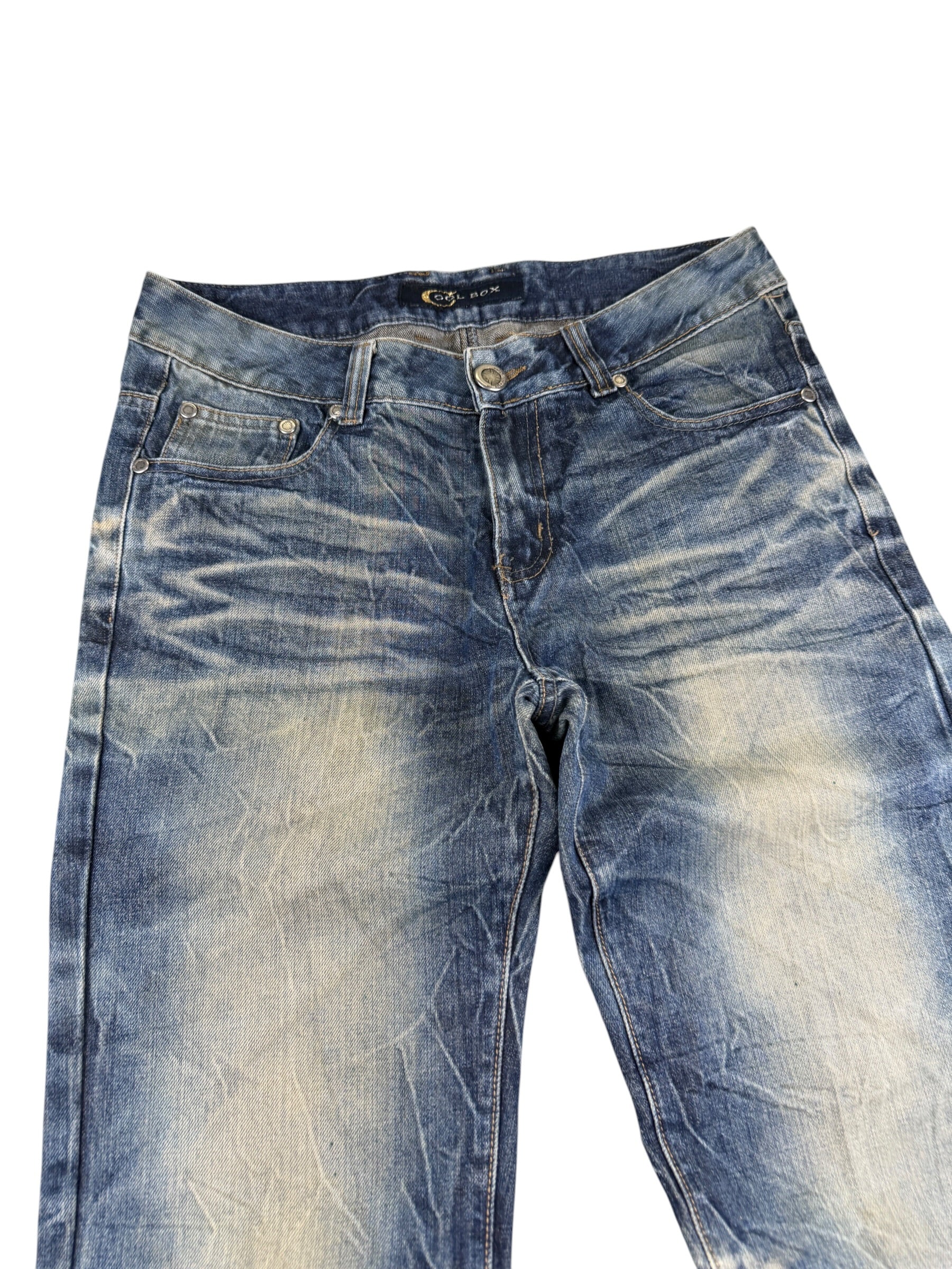 Ultra washed Straight Jeans (M-L)