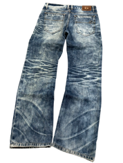 Ultra Washed Straight-Fit Jeans (XS-S)