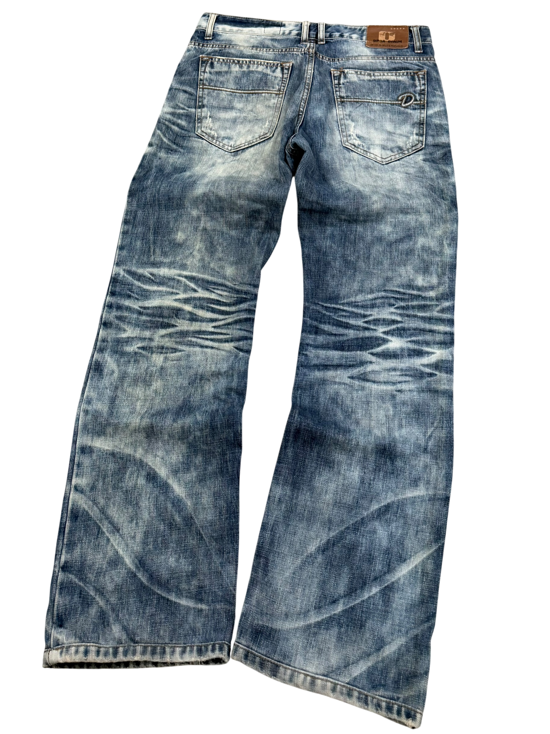 Ultra Washed Straight-Fit Jeans (XS-S)