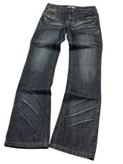 Washed Bootcut Jeans (XS)