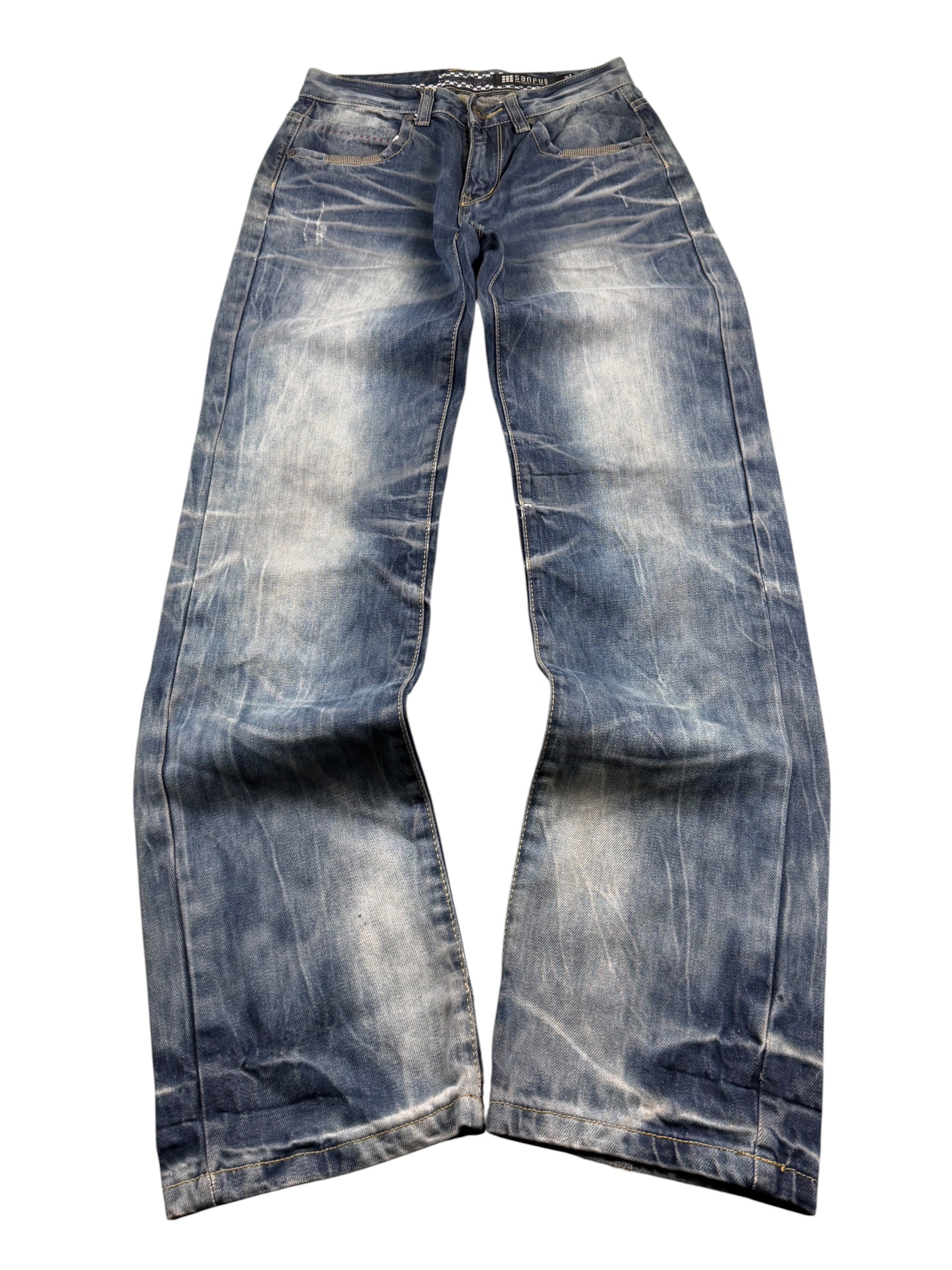 Ultra washed Straight Jeans (XS)
