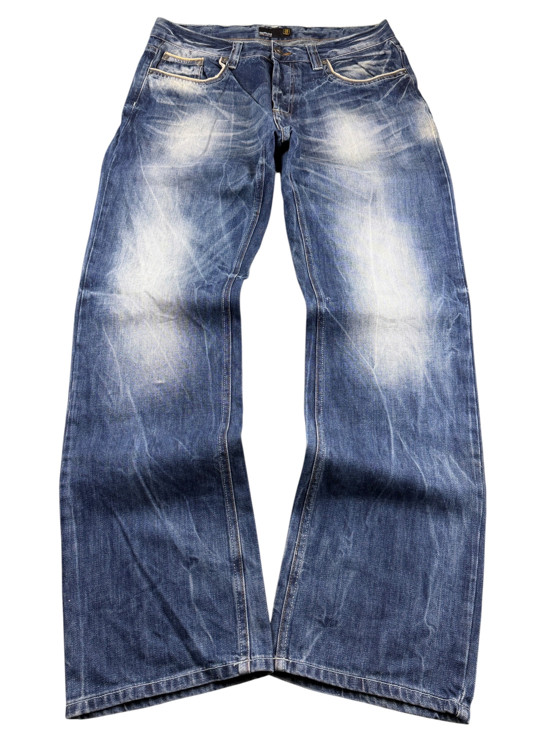 Crazy washed Bootcut Jeans (M)