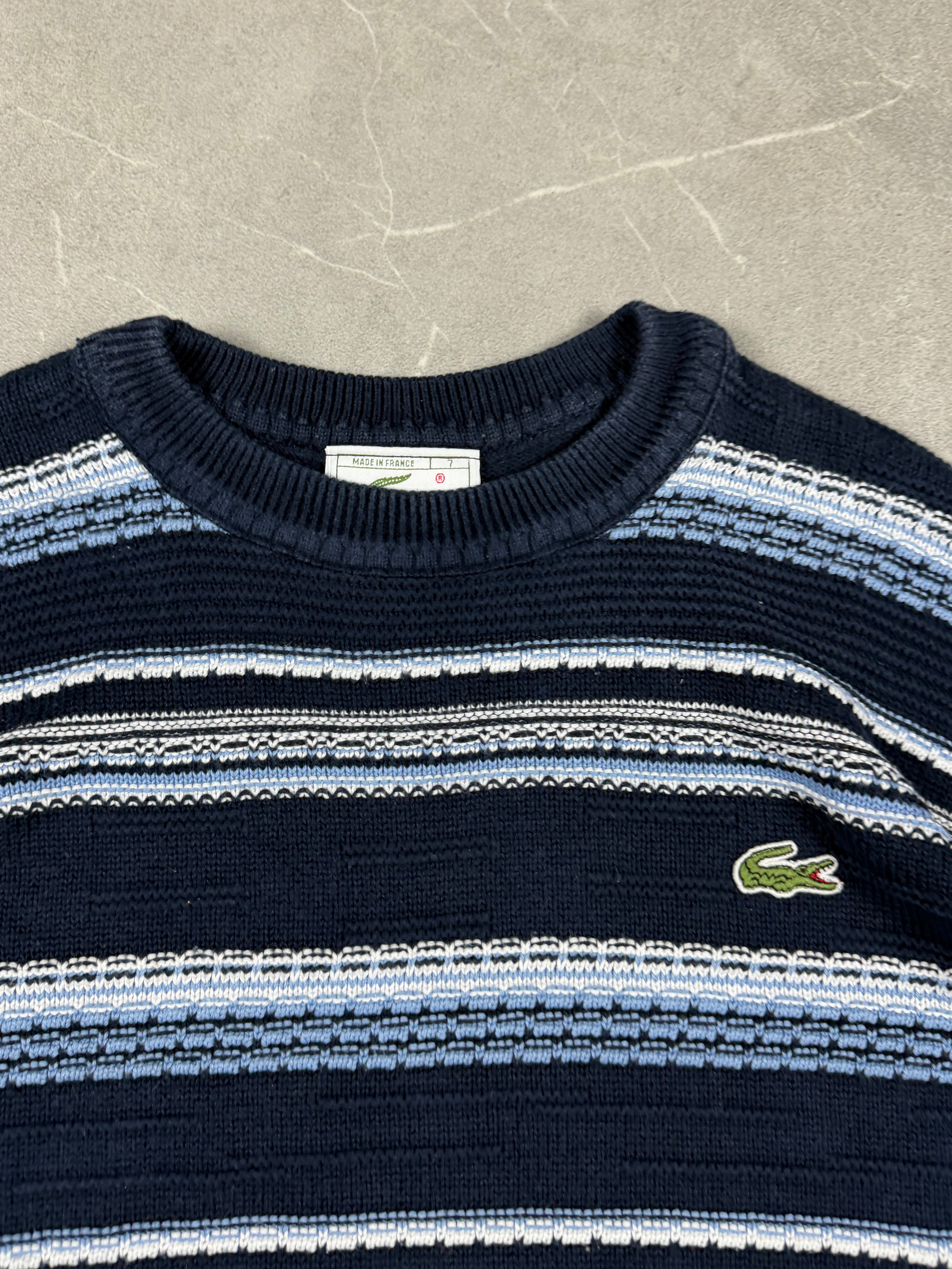 Lacoste striped Knitsweater (L)