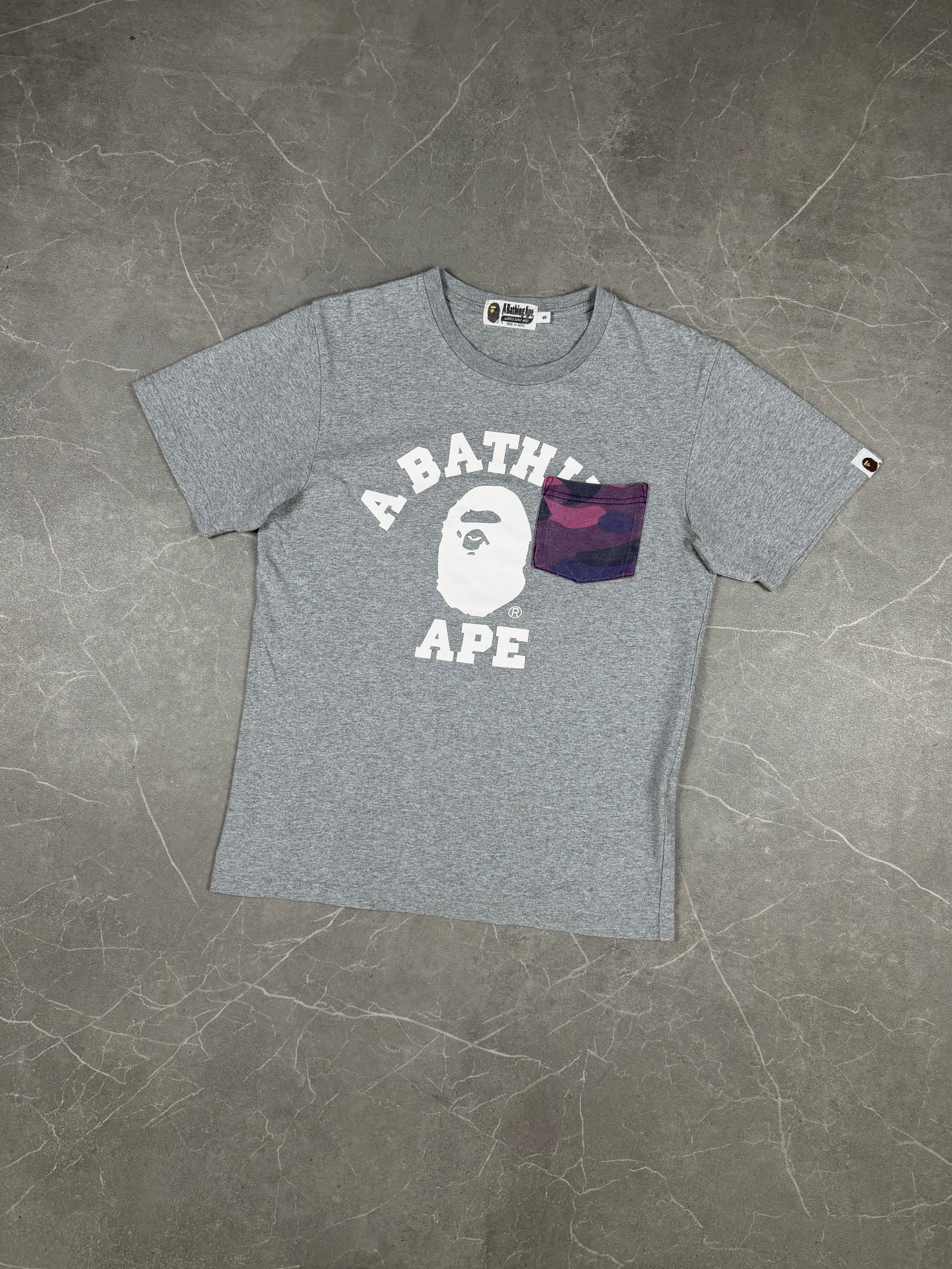 Bape camo College Pocket Slim-Tee (S)