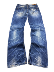 Ultra washed Straight Jeans (L)