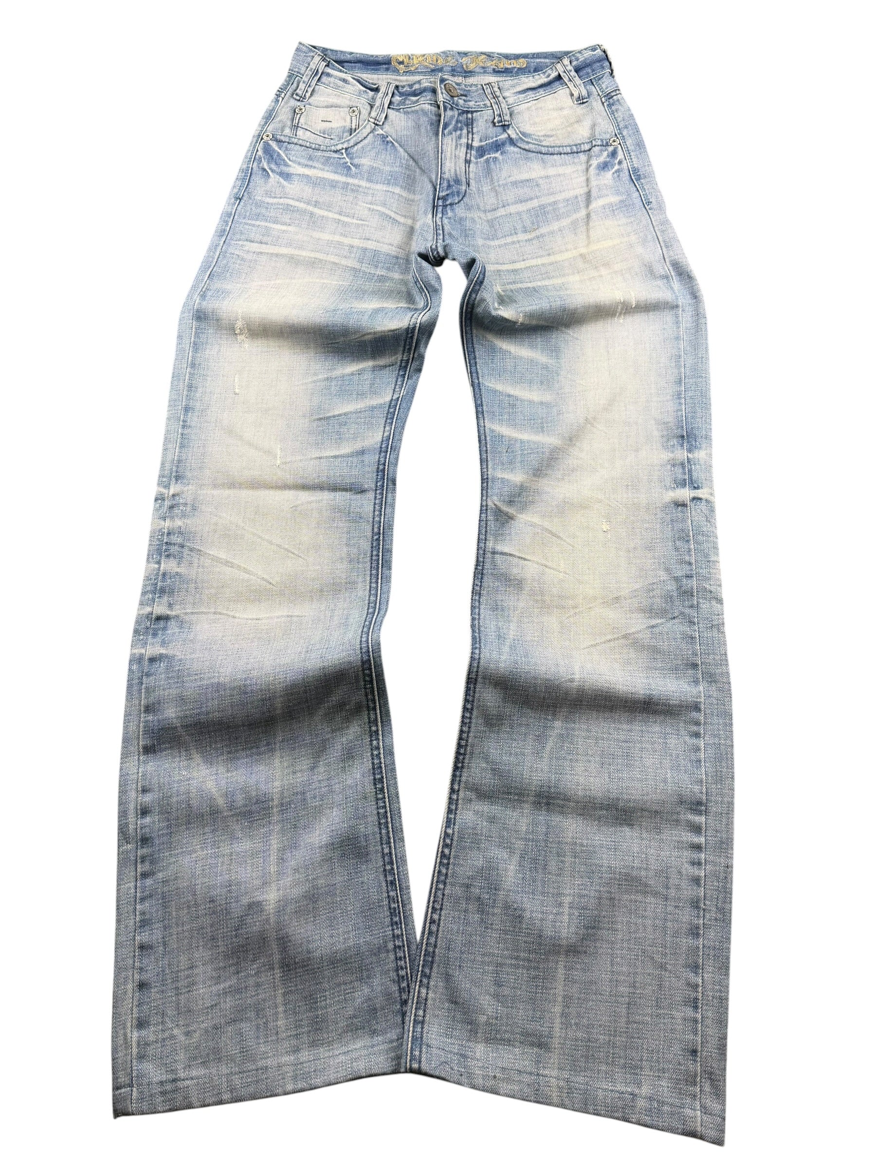 Washed Bootcut Jeans (XS-S)