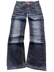Washed Bootcut Jeans (XXS)