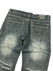 Crazy washed Bootcut Jeans (L)